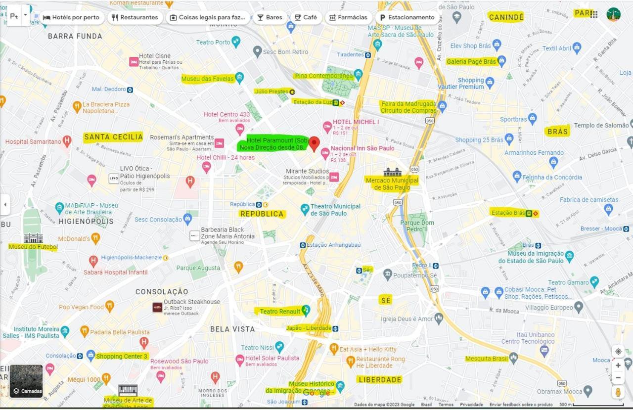 Hotel Paramount- Proximo A 25 De Marco Bras Bom Retiro E Expo Center Norte "Garanta Ja Sua Reserva" 상파울루 외부 사진
